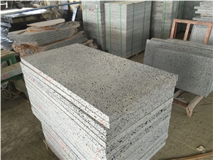 China Moon Surface Basalt Tiles & Slabs /Hainan Grey Basalt/Lava Stone /Basaltina/Basalto/Inca Grey/Moon Surface Walling ,Flooring,Cladding Slabs & Tiles