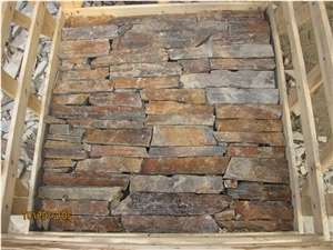 China Multicolor Slate Culture Stone/Ledge Stone/Stacked Stone/Rusty/Paving/Walling