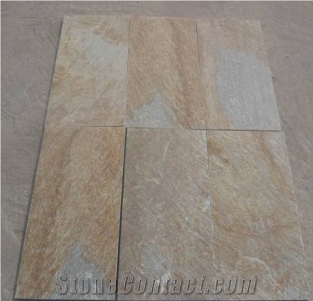 China Yellow Slate Tiles/Walling/Flooring/Paving/Rusty