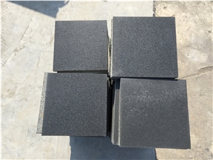 Hainan Black Basalt Tiles&Slabs / Honed Dark Bluestone / China Black Basalt