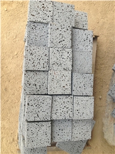 Lava Stone/Grey/Hainan Basalt/Honed/Paving/Flooring/Basalt Cube Stone