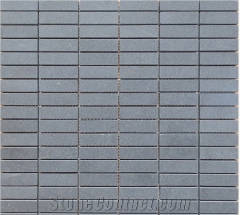Sawn/Natural Stone Mosaic/Honed/Hainan Grey Basalt Mosaic/Brick Mosaic