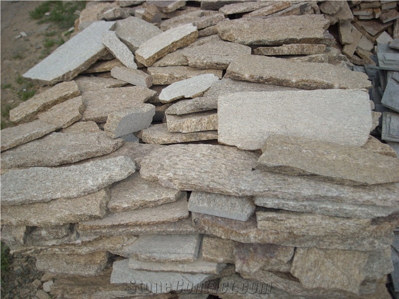 Tiger Skin Granite Loose Walling and Corners / Tiger Skin Yellow Granite for Walling,Clading