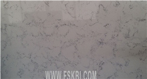 Quartz Surface Engineered Stone Carrara Marble Style