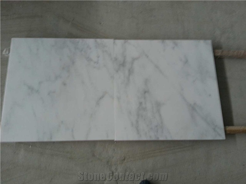 Bianco Carrara Marble Slabs & Tiles,Cut-To-Size,Own Factory White Marble