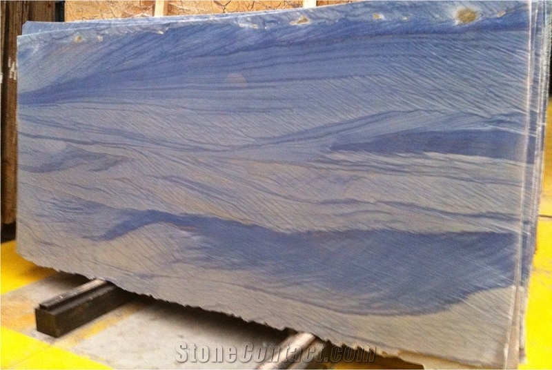 Blue Quartzite Tiles & Slabs, Azul Macaubas Wall & Beauty Background