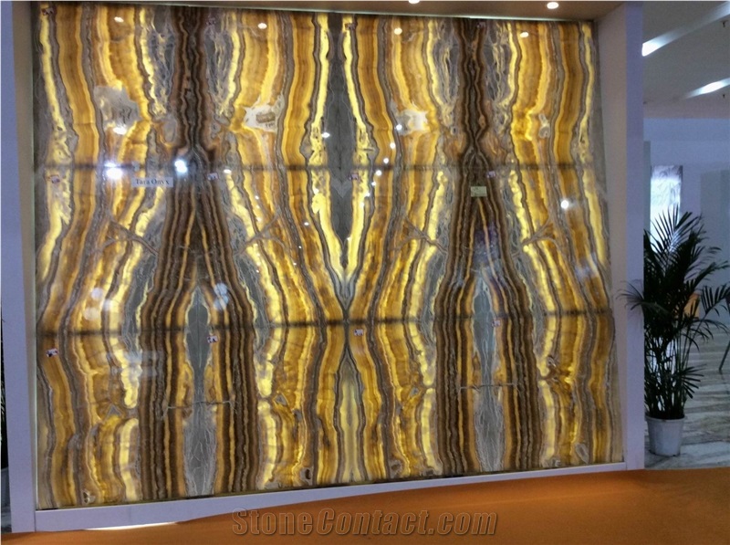 Yellow Onyx,Background Wall Covering,Polished and Euphotic
