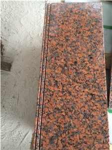 China G562 Big Red Granite Maple Leaf Red Stairs and Risers, Wall Cading , Floor Covering and Wall Tiles, Take Project Orders, Maple Leaf Red Granite Stairs & Steps