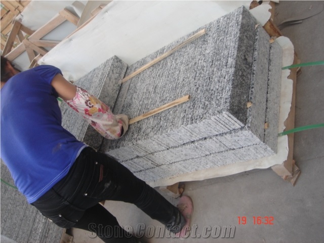 China Granite Sea Wave White Flower , China Spary White Granite Wall Covering, G4418 Tiles, Cut to Size,Spary White Skirting Line, Price 16usd-18usd