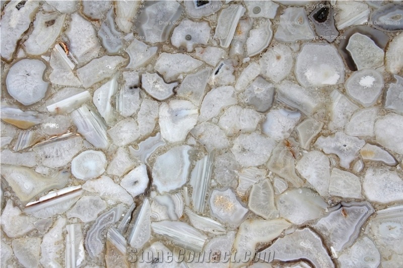 Crystal Agate Semiprecious Stone