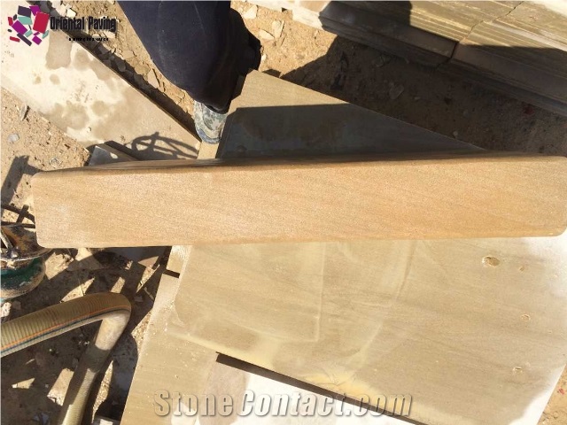Beige Sandstone/Brown Sandstone/Yellow Sandstone/Coffee Sandstone Flamed Paver Treads Steps & Stairs