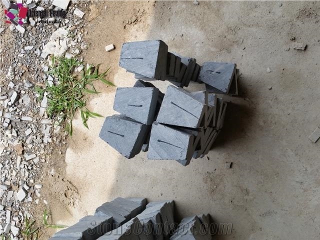 China Blue Limestone Cubes Stone & Pavers,Antique Cube Stones, Blue Limestone Tumbled Cobble Stone