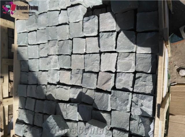 China Grey Sandstone, Grey Cube Stone, Sandstone Cubes, Grey Sandstone Pavers