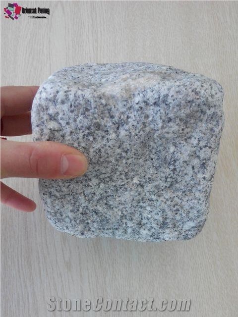 China White Granite Cube Stone, Granite Curbs, Granite Cube for Paving, Landscaping Stone, Natural Granite Stone
