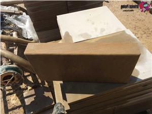 China Yellow Sandstone Stone Honed Paver Treads Steps & Stairs