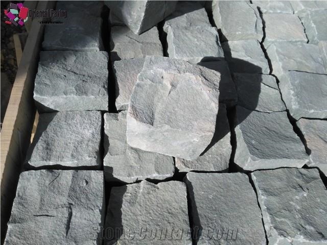 Grey Cube, Grey Pavers, Grey Sandstone Pavings, Pavings Grey Cube, Cube Stone, Paving Stone, Landscaping Stone, Sandstone Paving Sets