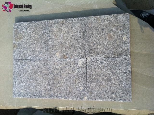 Polished Granite Tile, Granite G603 Flooring Tiles, Wall Cadding ,China Light Grey Granite with Silver Dots,Surface Stabilized