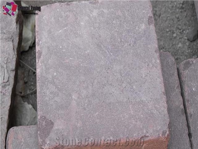 Red Sandstone Cubes Tumbled,Red Sandstone Paving Sets,Red Sandstone Pavers,Red Sandstone Cobble Stone,Red Natural Sandstone,Landscaping Stone