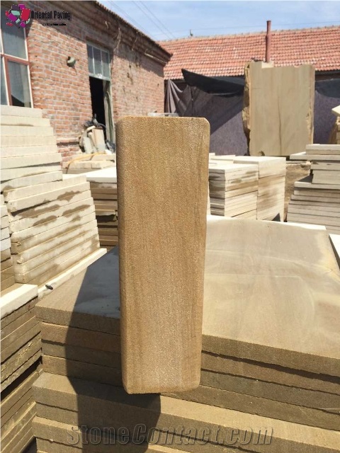 Sandstone Stairs, Brown Sandstone/Yellow Sandstone/Coffee Sandstone , China Yellow Sandstone Steps, Stairs