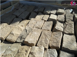 Yellow Sandstone for Paving, Yellow Cubes for Landscaping, Yellow Paving Sandstone, China Yellow Sandstone Cube Stone & Pavers