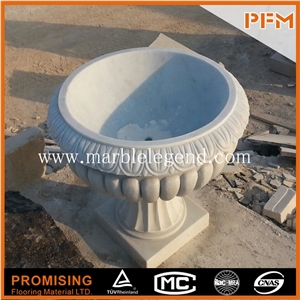 2015 Hot Sale Marble Flower Pot,Small Decorative Flower Pots,Small White Flower Pot