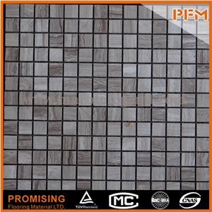 8mm Thickness Glass Mixed Marble Stone Mosaic for Kitchen Backsplash