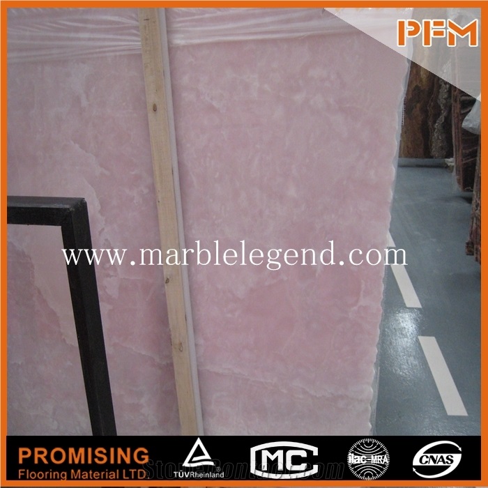 Backlit Pink Onyx Price,Cheap Pink Onyx with Marble Flooring Design Slabs & Tiles