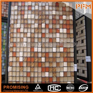 Best Price Natural Glass and Stone Mosaic Buyer Price Decorative Mosaic Wall Tile Crackle Bathroom Tile Design Stone and Glass Mosaic