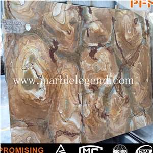 Brazil Palomino Quartzite / Luxury Yellow Antique Wooden Marble Slabs & Tiles /Wall Covering/Stair/Skirting/Cladding Cut-To-Size for Floor Covering,Interior Decoration,Wholesaler