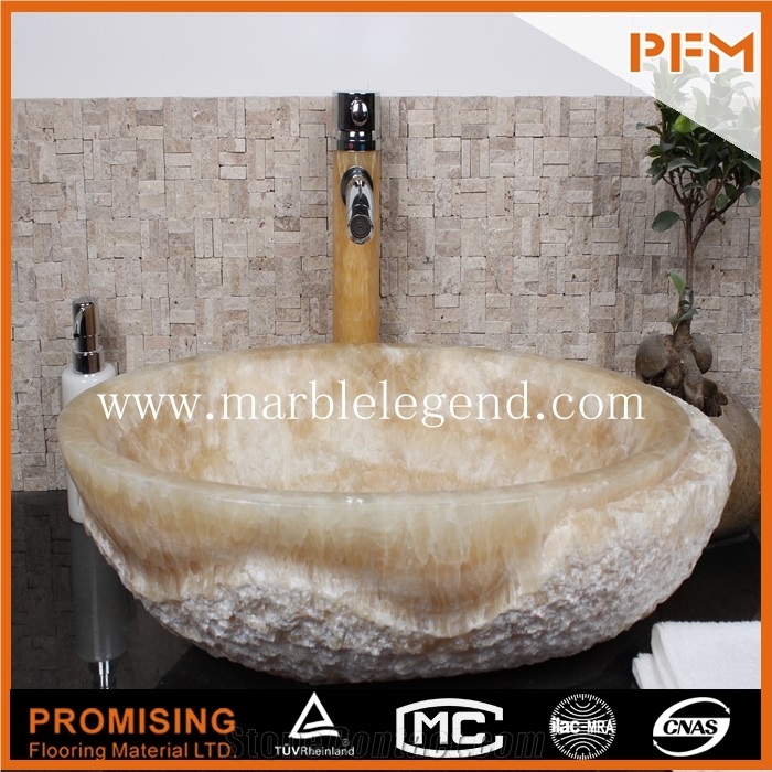 China Beige Marble Hand Wash Sinks, Marble Stone Sink, Bathroom Sink, Stone Basin, Stone Sink, Cultured Stone Sink, Cheaper Stone Basin