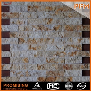 China Mosaic and New Design for Stone Mosaic Cheap Color and Materials Mix Glass and Stone Mosaic