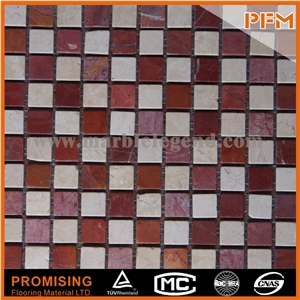China Multicolor Mosaic Tiles, Natural Stone Mosaic, Handmade Bricks