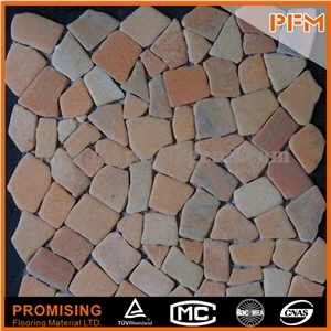 China Supplier Faux Stone Mosaic Tile/Stone Mosaic 15x15x8mm Glass Mix Stone Mosaic for Kitchen Decoration