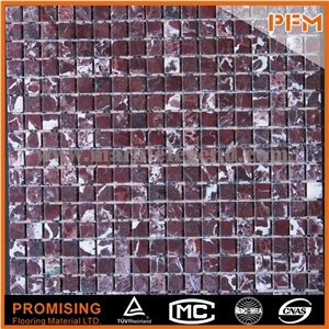 China Supplier Faux Stone Mosaic Tile/Stone Mosaic 15x15x8mm Glass Mix Stone Mosaic for Kitchen Decoration