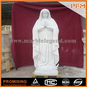 China White Angel Marble & Hunan White Marble Sculptured Statue, Western & European Customized Figure Human & Animal, Hand Carving for Outdoor & Garden