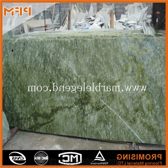 Chinese Apple Light Green/China Verde Marble Slabs & Tiles/Wall Covering/Stair/Skirting/Cladding/Cut-To-Size for Floor Covering/Interior Decoration/Wholesaler