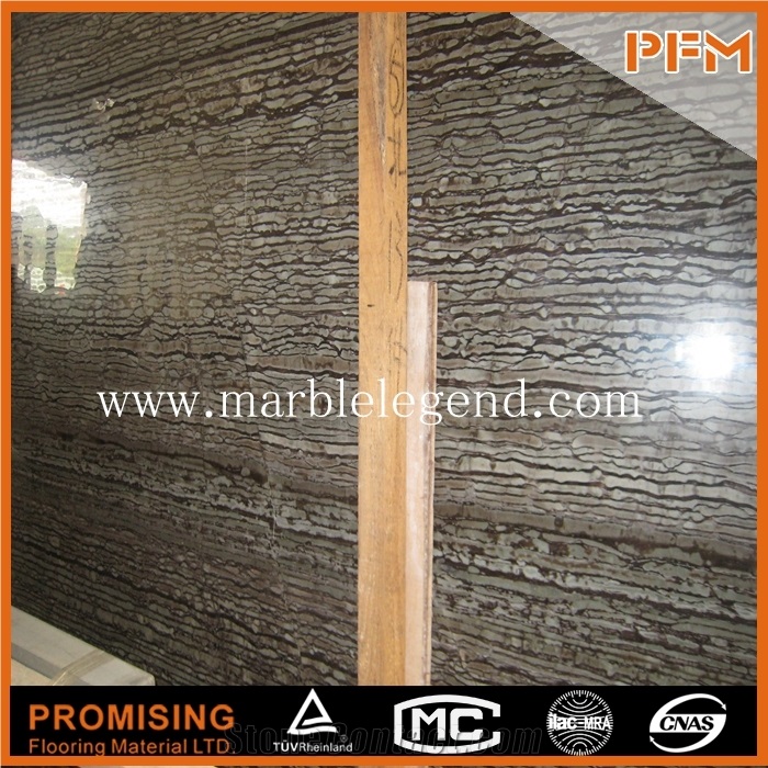 Chinese Fantasy Lily, Brown and Coffee Wooden Veins Slabs & Tiles, Wall Covering, Stair, Skirting, Cladding, Cut-To-Size for Floor Covering, Interior Decoration, Wholesaler