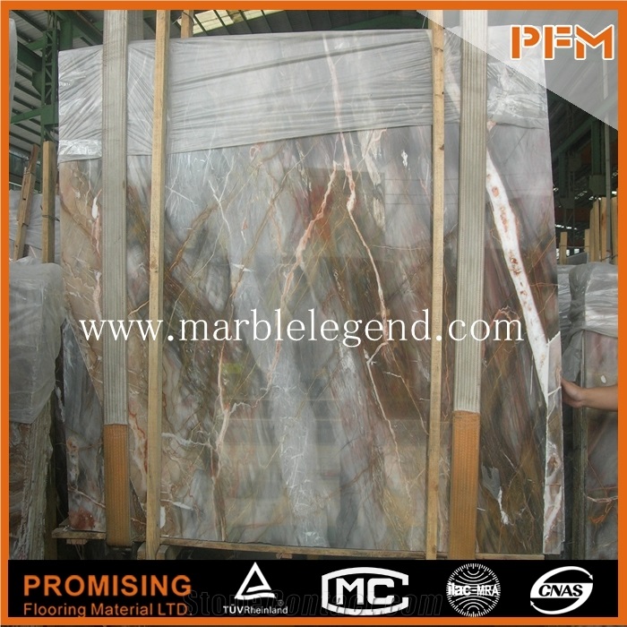 Chinese Louis Grey/ Multicolor/Marble Slabs&Tiles, China Grey Marble