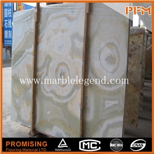 Classical Onyx Book Match,Outdoor Floor Decorative Green Onyx Bookmatch Slabs & Tiles