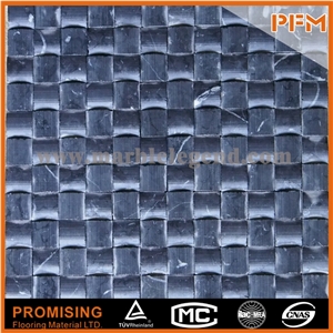 Crackle Crystal Mix Stone Mosaic ,Water Surface Glass Mosaic and Stone Mosaic for Washroom