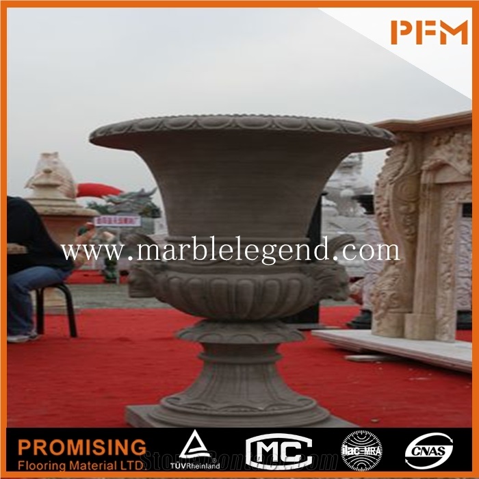 Decoration Marble Pot for Flowers,Wholesale Flower Pot Made in China