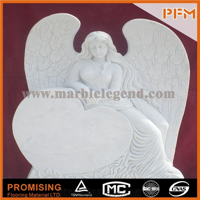 Decorative Life Size White Marble Garden Angel Lady Statue