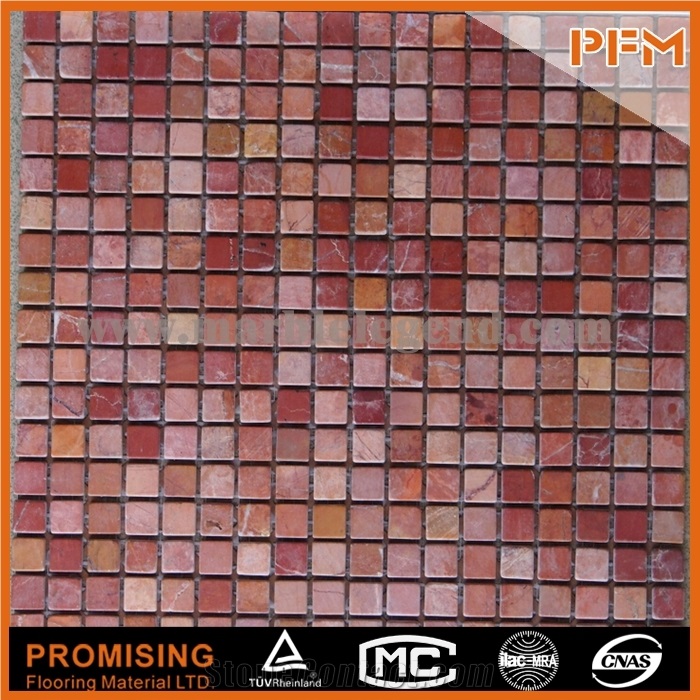 Factory Supply Square Multicolor Mosaic Tiles, Glass Mix Stone Mosaic,Factory Supply Glass and Stone Mosaic for Pools,Kitchen,Bathroom 23x23mm,48x48mm