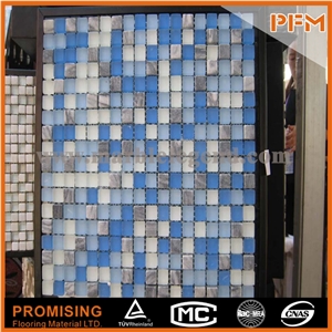 Fico Mosaic, Gr1004, Golden Select Glass and Stone Mosaic Wall Tiles Colorful Decorative Glass Mosaic and Stone Mosaic Tile