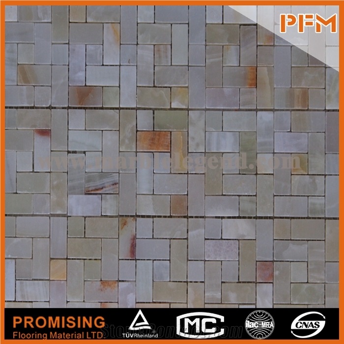 Fico Mosaic, Stone Mosaic, Natural Stone Multicolor Mosaic - Marble Mosaic Floor Tile