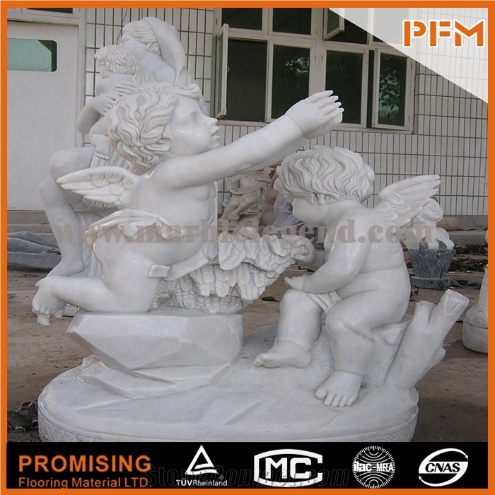 Hand Carved Stone Marble Sculpture Human Figure Outdoor Garden Statues Sale, Hunan White Marble Statues