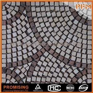 Hot Sale High Quality Stone Mosaic Pattern Square Blue Marble Polished Mosaic