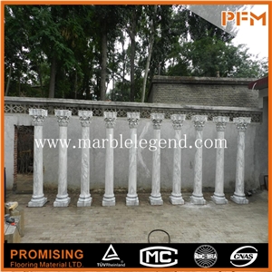Hunan White Marble Distributor Sale Antique Column