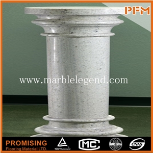 Interior Used Decorative Great Processability Marble Columns and Bases