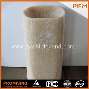 International Sales and Elagent Pure White Marble Basin,Bathroom New Wash White Marble Sink Stone Basin